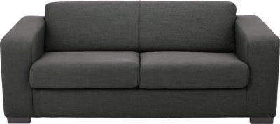 Hygena - Ava - 2 Seater Fabric - Sofa Bed - Charcoal